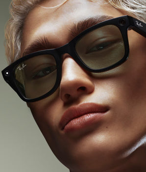 RAY-BAN | META WAYFARER | SHINY | Black / G15 Green