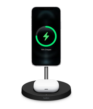 Belkin BOOST↑CHARGE™ PRO 2-in-1 Wireless Charger Stand with MagSafe