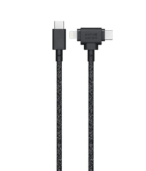 Native Union Belt Cable Duo USB-C to Lightning and USB-C Cable