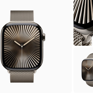 Apple Watch Series 10 |  Titanium(Comes with GPS + Cellular) | Natural