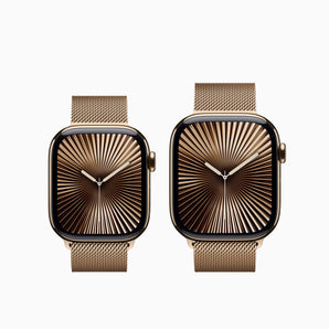 Apple Watch Series 10 |  Titanium(Comes with GPS + Cellular) |Gold