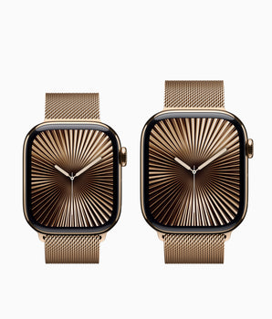 Apple Watch Series 10 |  Titanium(Comes with GPS + Cellular) |Gold